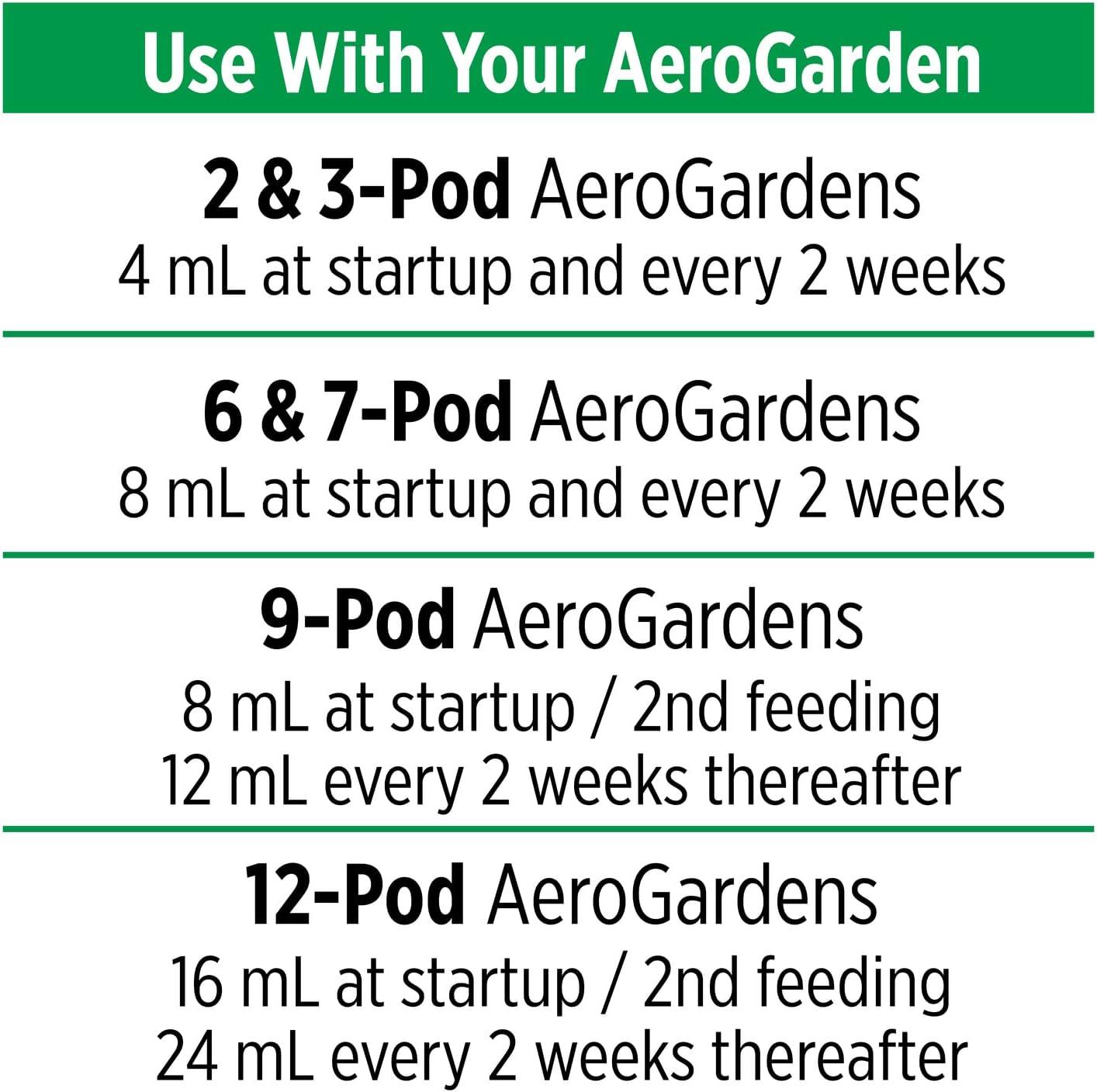 Aerogarden Liquid Nutrients (1 Liter)