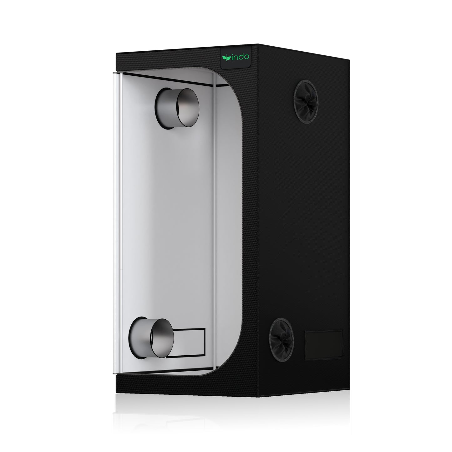 Grow Tent - 36" x 36" - 1680D Oxford Fabric - 19mm Steel Frame - Highly Reflective Inside - Heavy Duty Zippers - Observation Window - MYLAR or WHITE POLY Liner