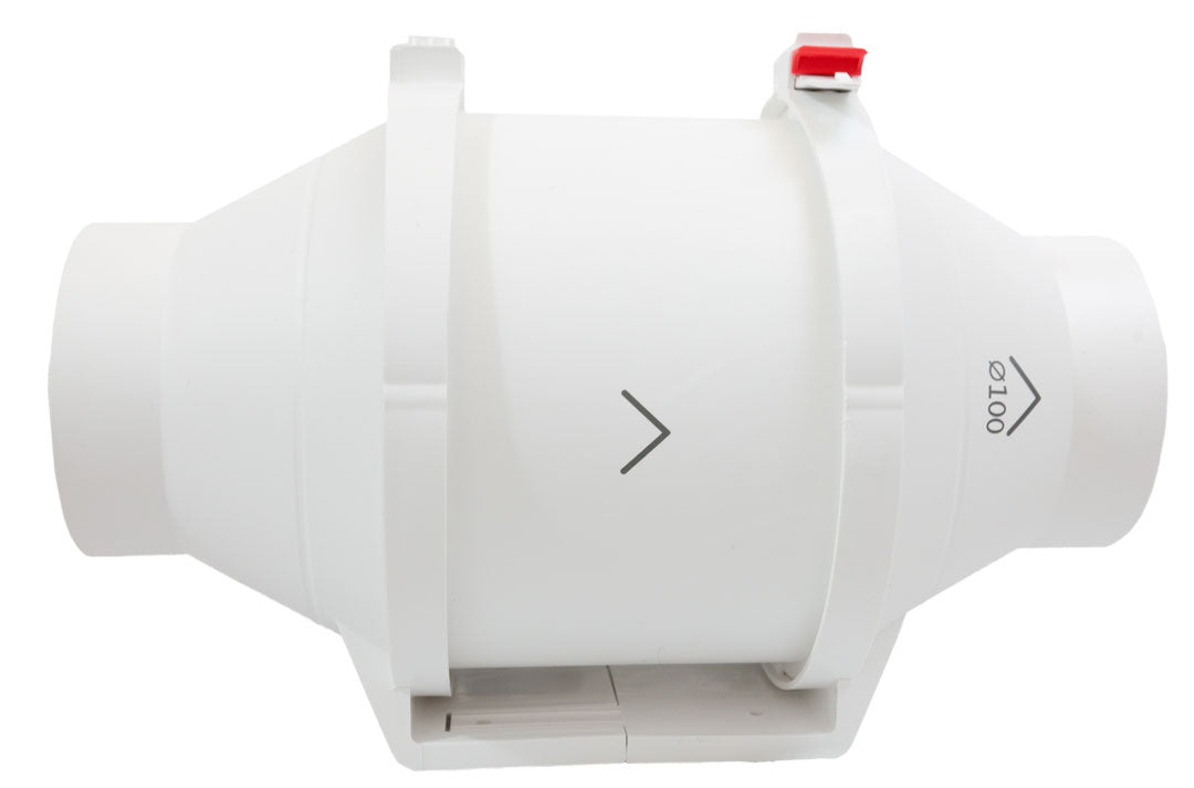 Fan - 4" Inline Blower - 2 Speed 165CFM - Lightweight, Quiet, Intake or Exhaust