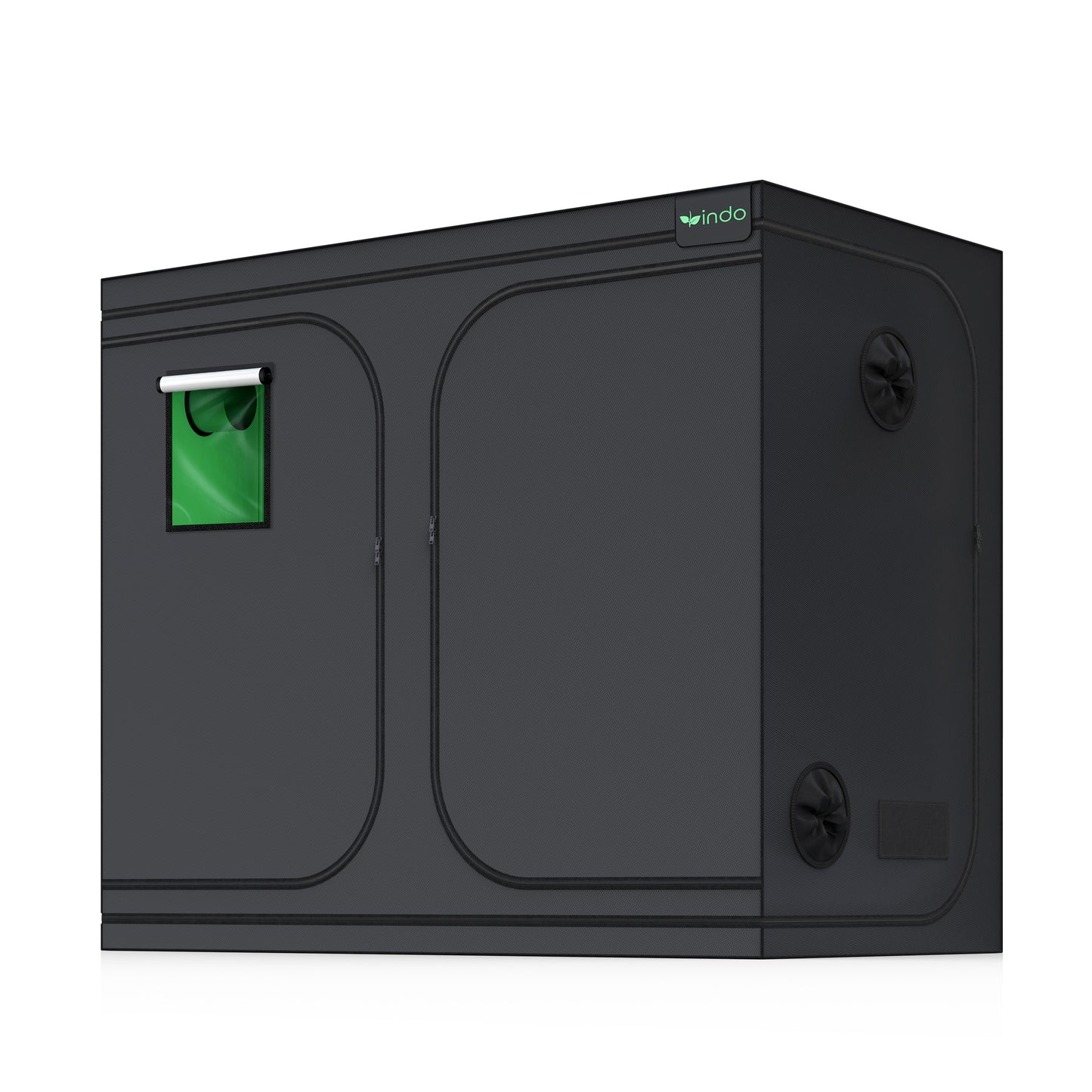 Grow Tent - 120" x 60" x 80" - 1680D Oxford Fabric - 19mm Steel Frame - Highly Reflective Inside - Heavy Duty Zippers - MYLAR or WHITE POLY Liner