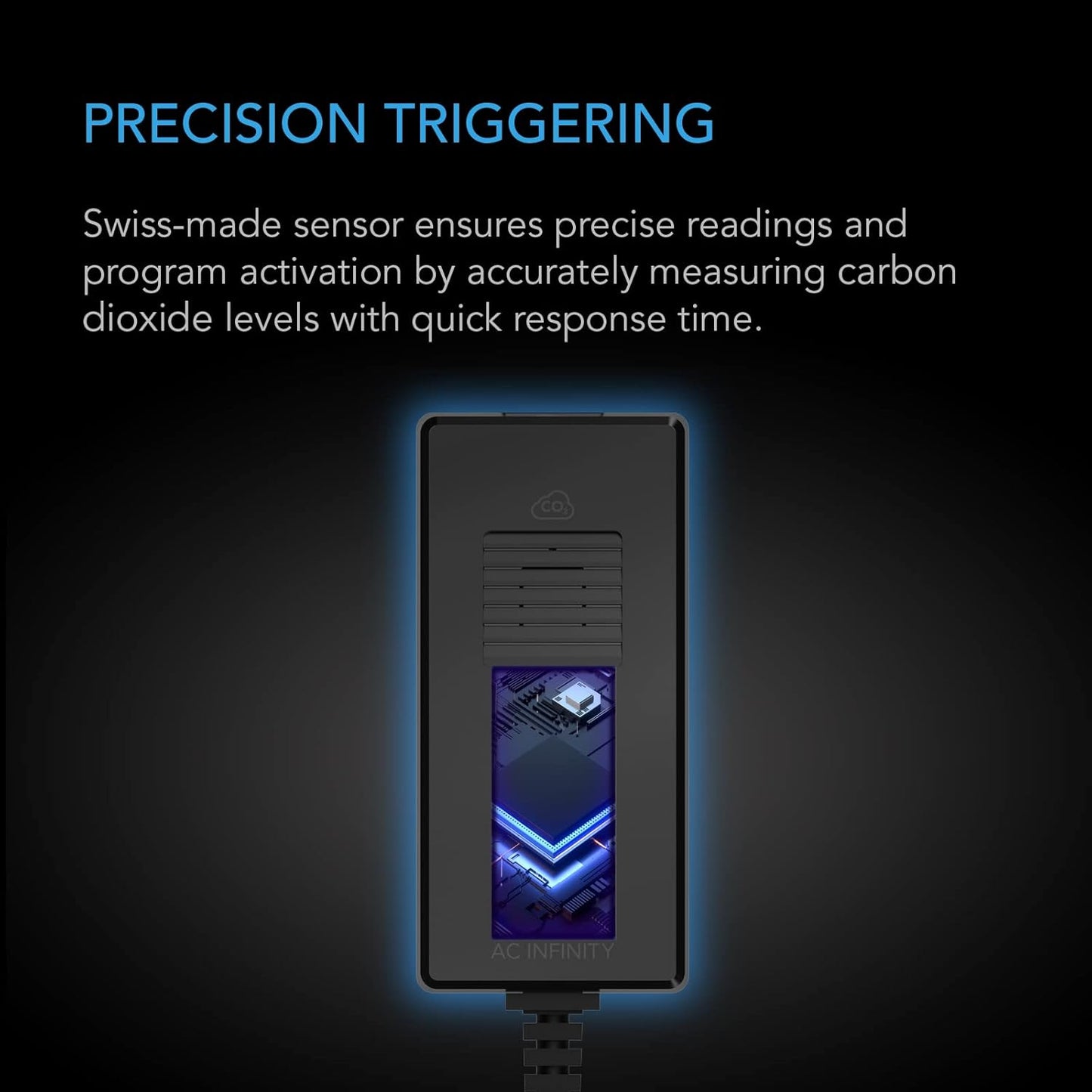 CO2 Smart Controller: 2-Plug model. Use with CO2 Regulator and Inline Intake + Exhaust System to maintain enriched CO2 levels in Grow Tents/Rooms