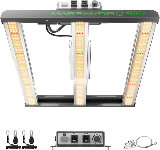 150W LED BAR Grow Light: Premium Samsung LM301H EVO Dimmable Full Spectrum Daisy Chain - Ideal 2'x2'