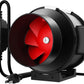 6" Inline Fan: 390 CFM w/Variable Speed Controller