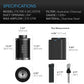 4" Charcoal Filter: 12" Filter (14" Total Length), Premium Australian Virgin Charcoal, Pre-Filter
