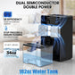 Dehumidifier 3L: Mini Dehumidifier with 1L Capacity water moisture removal/day. Auto Shut-Off, Timer, 2 Power Modes