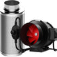 Fan & Filter Combo - 4" / 6" Inline Fan + Charcoal Carbon Filter 