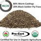 Worm Casting Plus (8L): Premium All-Purpose Blend, Organic Approved Pro-Cert Canada, USDA, OMRI Listed, Made in Canada 