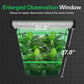  4x2 Pro Series Grow Tent - Premium 2000D Oxford Canvas + Diamond Mylar, 1" All-Steel Frame, 72" Height