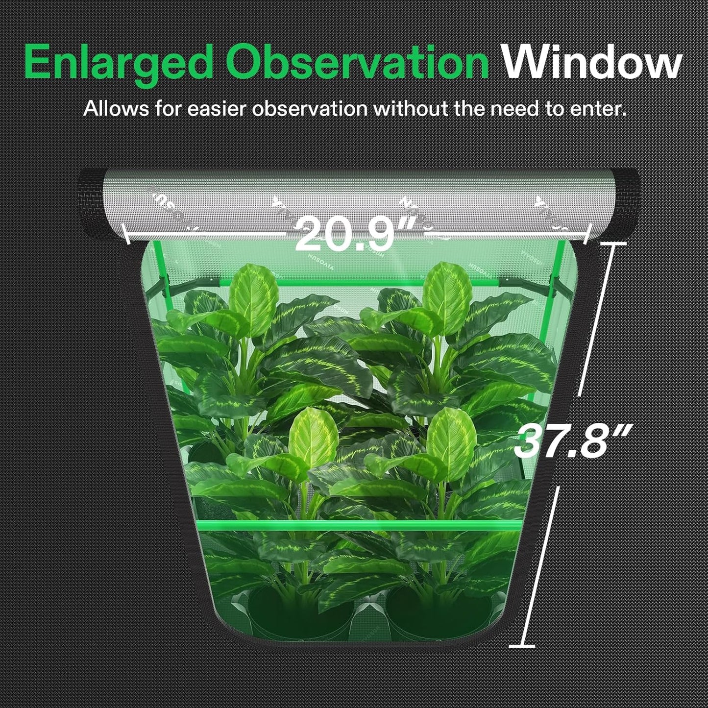 Pro Series Grow Tent 4x4 / 5x5:  Premium 2000D Oxford + Diamond Mylar, 1" All-Steel Frame, 80" Height