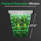 3x3 Grow Tent: 36"×36"×72" PRO SERIES 2000D Fabric, Highly Reflective Mylar, 1" Steel Poles