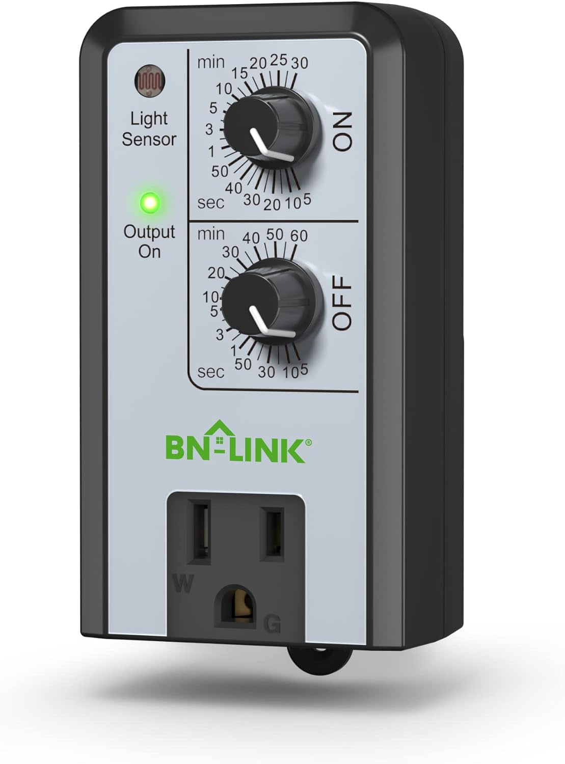 Timer -  Short Period & Repeat Cycle Intermittent Interval Timer - Day, Night, or 24 Hour Operation, Photocell Light Sensor Dusk to Dawn. 