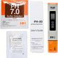 pH Pen Digital Meter: pH & Temp Reading Display, Calibrate 7.0 / 4.0 