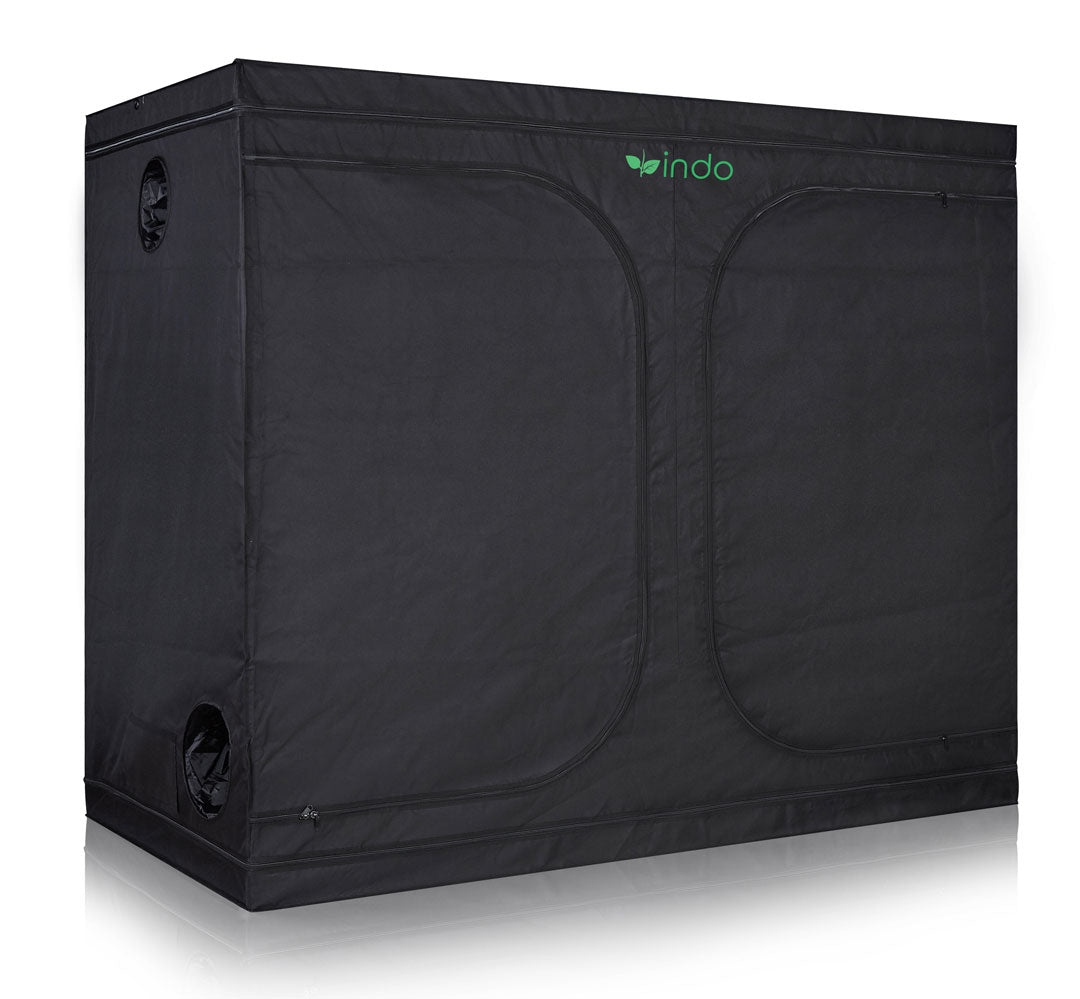 Grow Tent - 96" x 48" x 80" 1680D Oxford Mylar Fabric - 19mm Steel Frame - Highly Reflective Inside - Heavy Duty Zippers