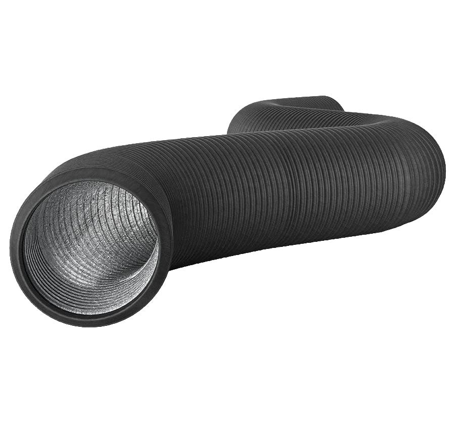 Ducting - 4" Black Double layered Flex ducting - 8' Length