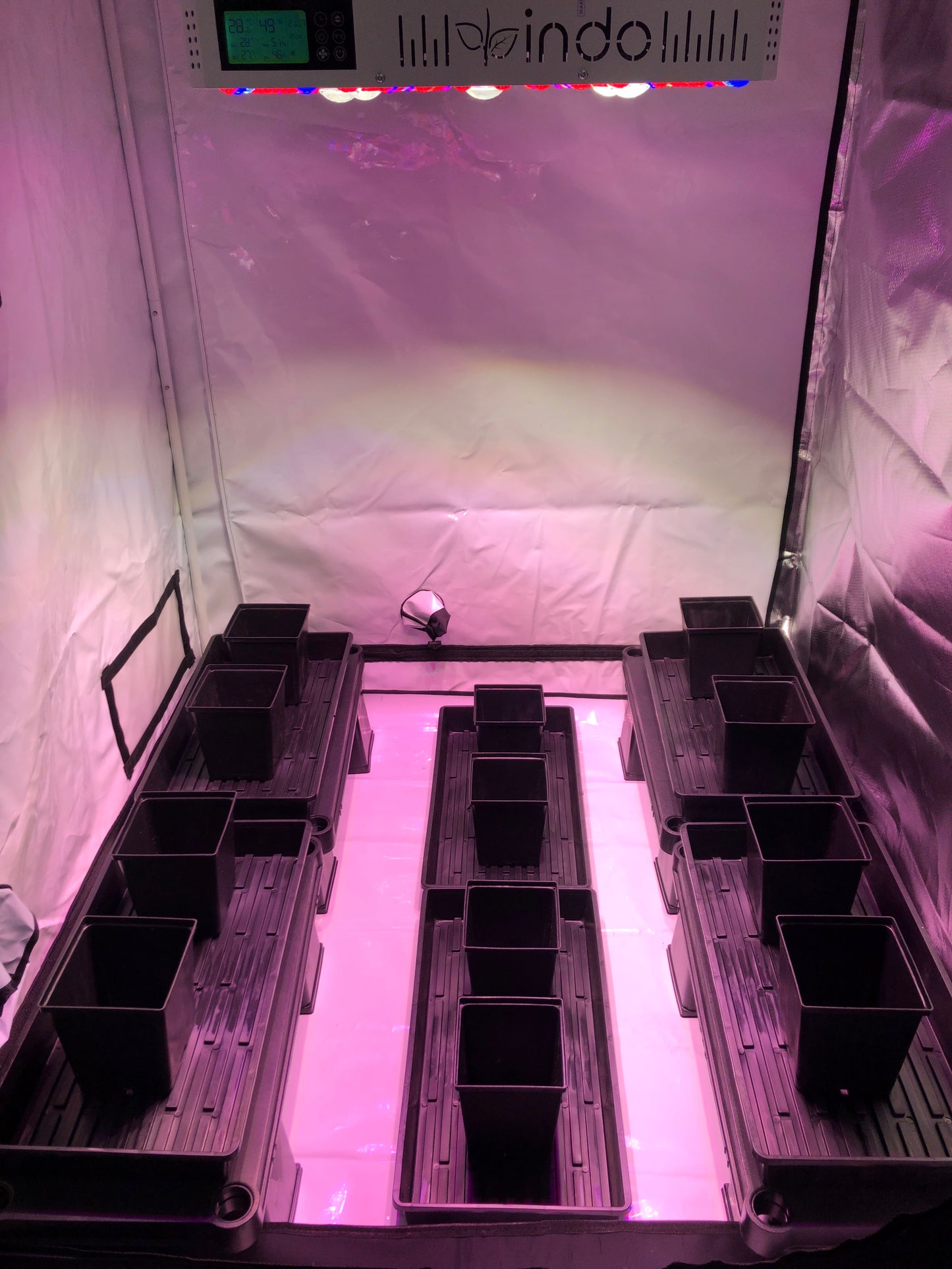 Complete Grow Kit - 48"x48"x80" Grow Tent - 600W GrowHub Light with 6" Fan and Filter Kit