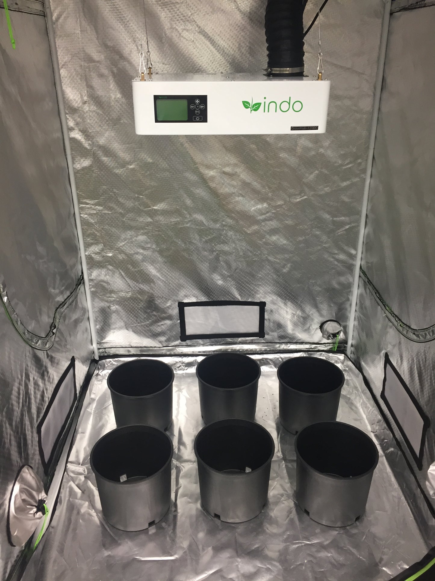 GrowHub™  1200C 300W Complete Grow Kit - 36" x 36" x 72" 1680D Tent