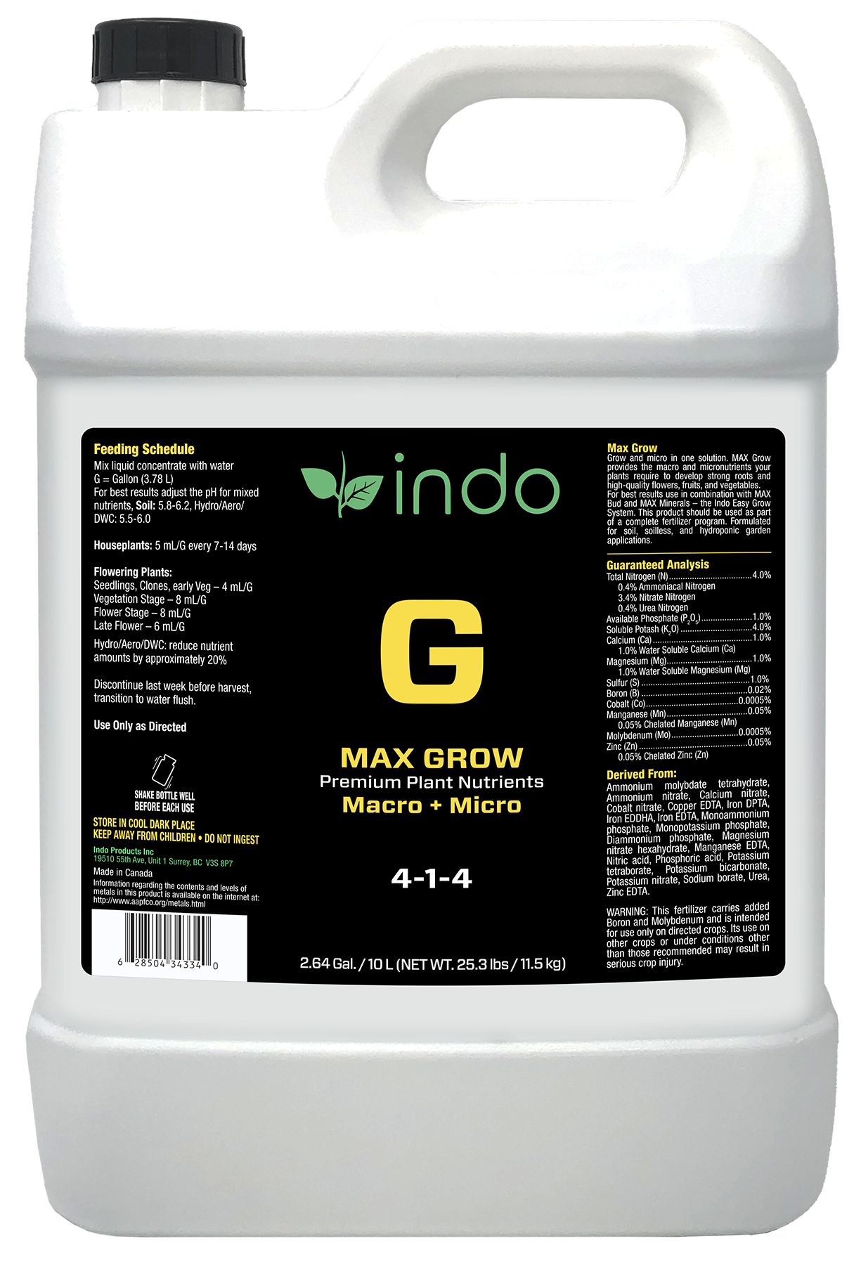 MAX Grow – Grow + Micro all in one bottle!