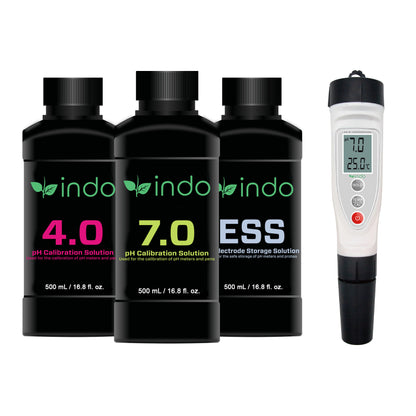Indo pH Calibration Kits with Premium pH Pen